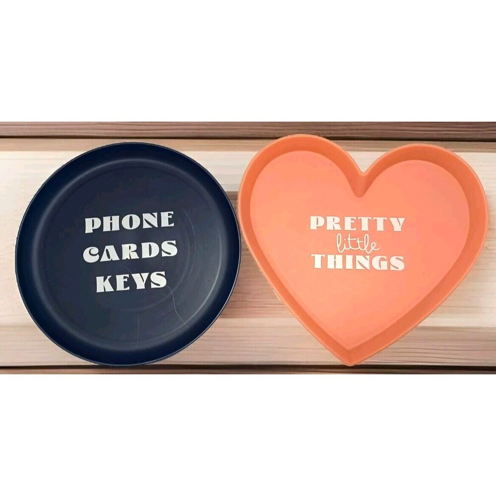 Car Keys And Your Stuff Or Decoy Salad Plates  LOT OF 2